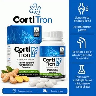 Cortitron - Cápsulas Premium a Base de Jengibre